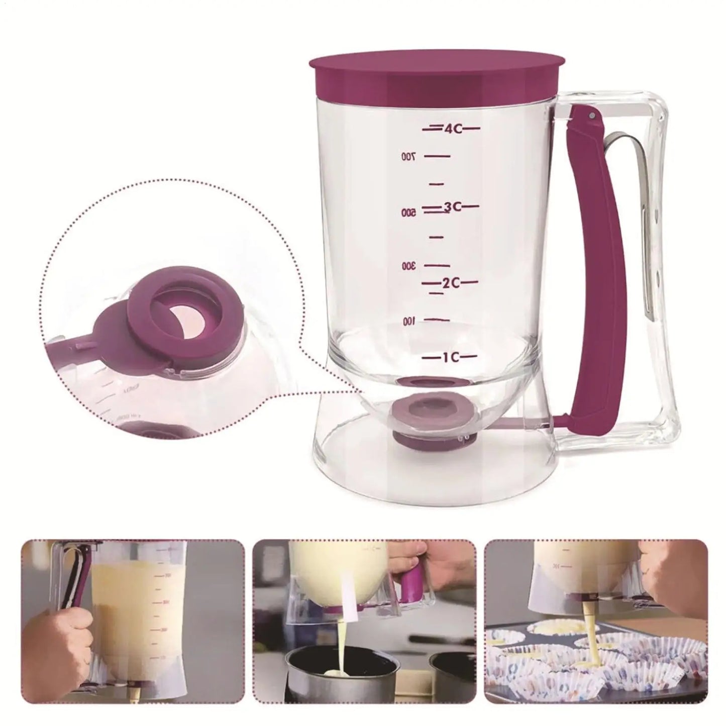900ml Pastry Batter Dispenser Funnel