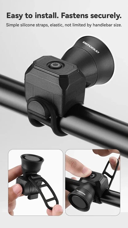Electronic Bicycle Bell – USB Charging, Waterproof