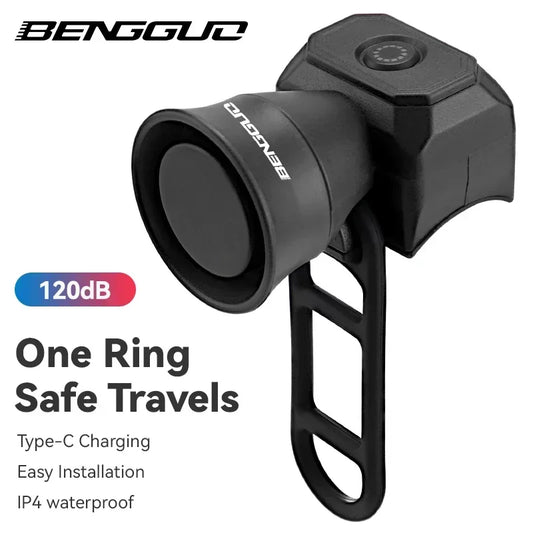 Electronic Bicycle Bell – USB Charging, Waterproof