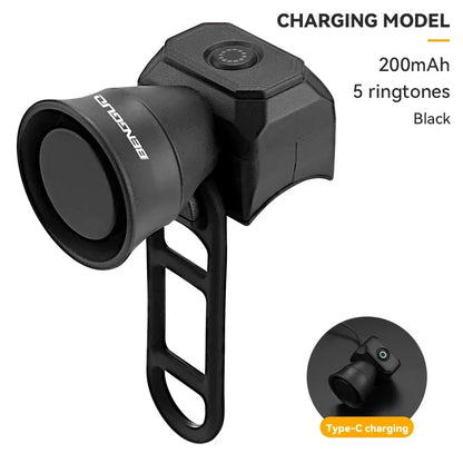 Electronic Bicycle Bell – USB Charging, Waterproof